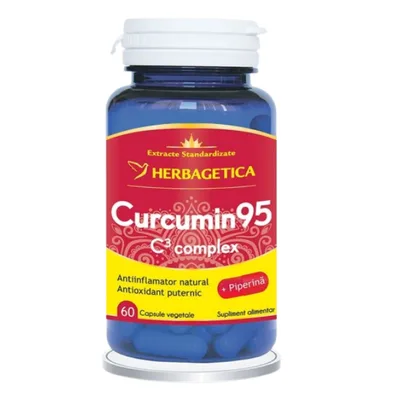 Curcumin95+ C3 Complex, 120 capsule, Herbagetica
