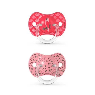 Set suzete fiziologice din silicon SX Pro +18luni, Jungle, Suavinex | 2 bucati