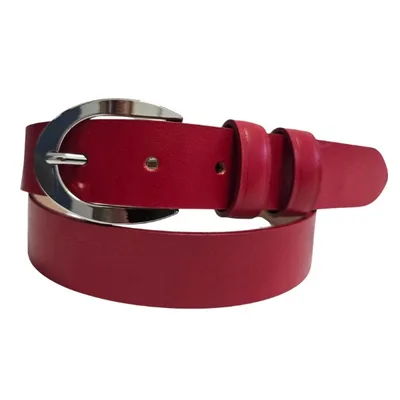 Curea dama B10 rosu, Amalfi | 95 cm