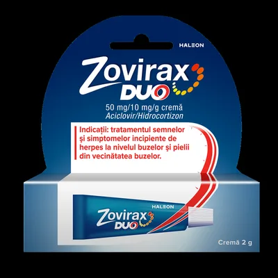 Zovirax Duo crema 50 mg/10 mg/g, Haleon | 2 g