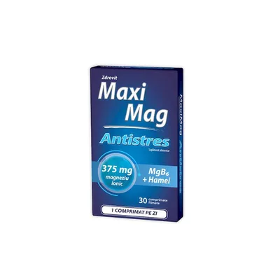 MaxiMag Antistres | 30 comprimate