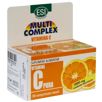 Vitamina C Pura 1000mg Retard, 30 capsule, Esi Spa