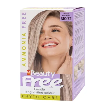 Vopsea de par fara amoniac S10.72 Blond bej, MM Beauty Free| 110 g