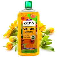 Sampon emolient pentru par uscat DEBA NATURAL BEAUTY cu extract de Galbenele si Argan, Rubella | 500 ml