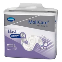 MoliCare Premium Elastic Slip pentru incontinenta 6 picaturi marimea L | 30 bucati
