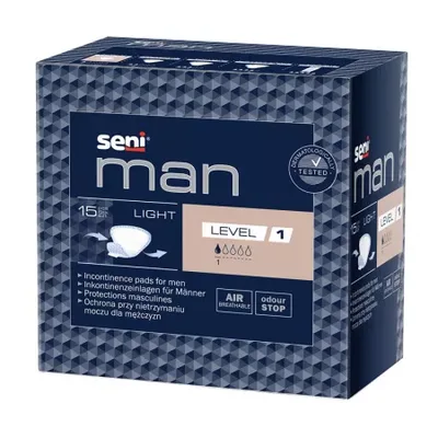 Absorbante urologice Man, Light, Level 1, Seni  | 15 buc