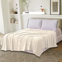 Patura UNI FLUTURI crem 200x230 cm, Ralex | 1 buc
