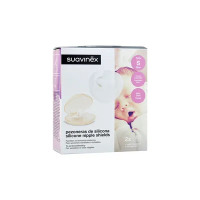 Protectoare silicon mamelon marimea M x 2 buc 3304105 Suavinex
