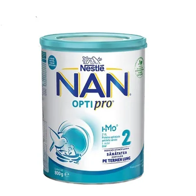Lapte praf NAN 2 Optipro de la 6 luni | 400 gr
