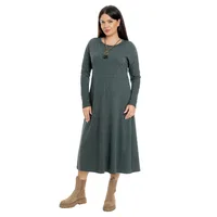 Rochie dama ERI22PQ86 gri inchis, Eranthe | marimea M