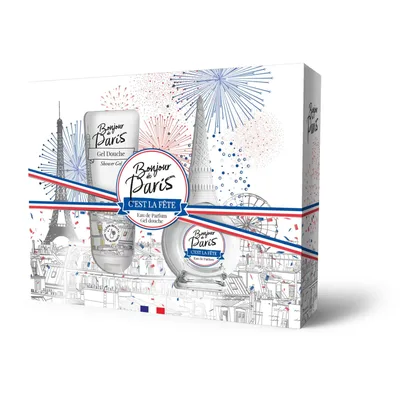 Set cadou dama Bonjour de Paris C'est la Fete, Corania | EDP 100 ml + gel de dus 250 ml