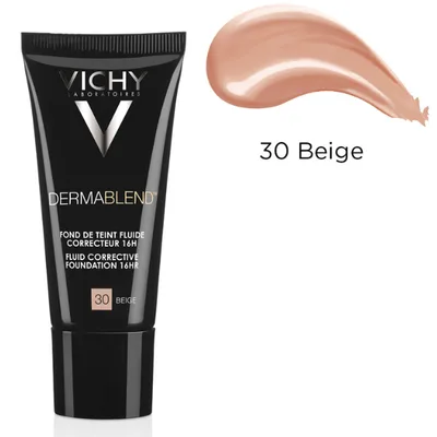 Fond de ten corector fluid Dermablend, nuanta 30 Beige, Vichy | 30 ml