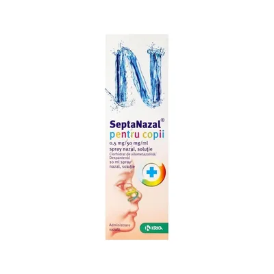 SeptaNazal Spray nazal pentru copii 0.5mg/50mg/ml | 10 ml