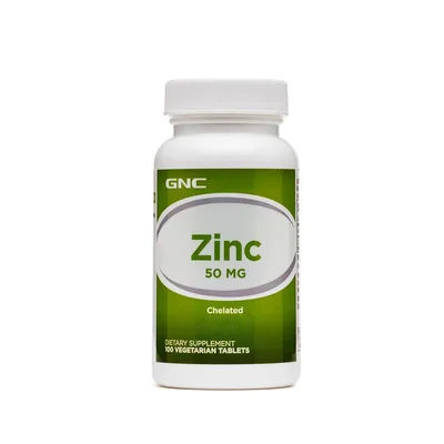 Zinc Chelat 50 mg, 100 tablete, GNC