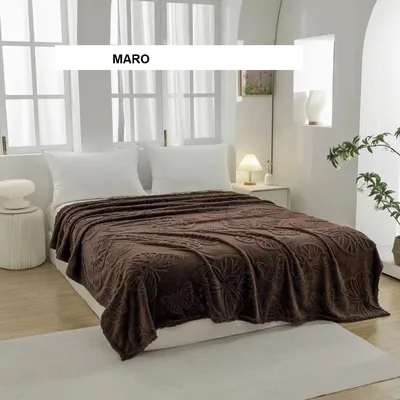 Patura UNI FLUTURI maro 200x230 cm, Ralex | 1 buc
