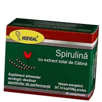 Spirulina cu extract de catina, Hofigal | 40 comprimate