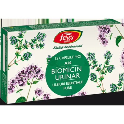 Biomicin urinar, A20, 15 capsule, Fares