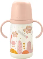 Cana cu manere si cioc din silicon Dreams Roz, +6 luni , Suavinex | 150 ml