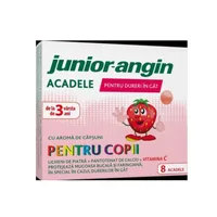 Acadele cu aroma de capsuni Junior Angin, 8 bucati, Klosterfrau