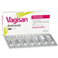 Ovule vaginale cu acid lactic Vagisan, Dr. August Wolff | 7 bucati