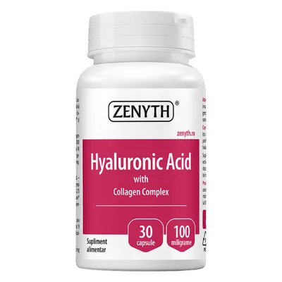 Acid Hialuronic cu Collagen Complex, Zenyth | 30 capsule
