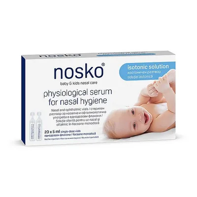 Ser fiziologic, Nosko | 20 monodoze x 5 ml