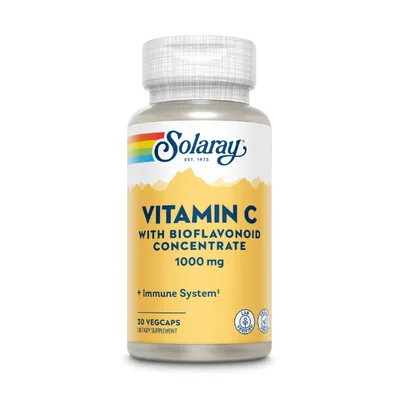 Solaray Vitamina C 1000 mg | 100 capsule vegetale