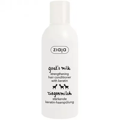 Balsam pentru intarirea firului de par cu lapte de capra si keratina, Ziaja | 200 ml