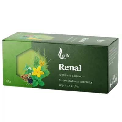 Ceai Renal pentru sanatatea rinichilor, Larix | 40 plicuri