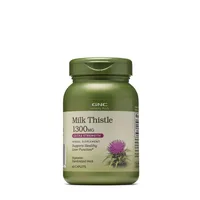 GNC Herbal Plus Milk Thistle 1300 Mg, Extract Standardizat De Silimarina | 60 Tb