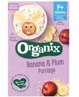 Cereale Ecologice Bio cu Banane si Prune 7 luni+, Organix | 200 g