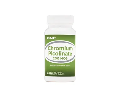 GNC Crom Picolinat 200 mcg – 90 Tablete