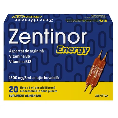 Zentinor Energy, 20 fiole, Zentiva
