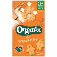 Mini biscuiti ecologici BIO cu ghimbir 12 luni+, Organix | 5 x 20 g