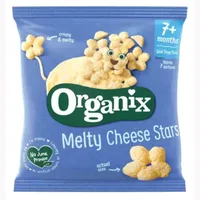 Snack ecologic Bio Stelute din Porumb si Branza 7+ luni, Organix | 20 g