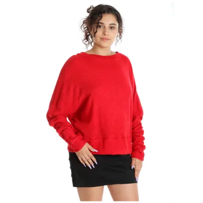 Pulover chimono CT24094 rosu, Cesy | marimea S
