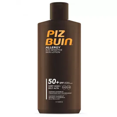 Lotiune protectie solara pentru piele sensibila SPF50+ Allergy, Piz Buin | 200 ml