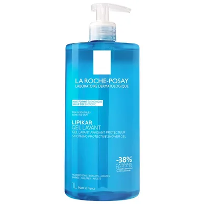 Lipikar Gel de spalare pentru piele sensibila, bebelusi, copii, adulti, La Roche-Posay | 1L