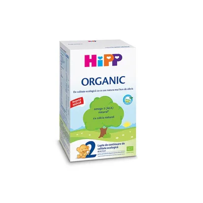 Hipp Organic 2 Lapte praf formula de continuare +6 luni | 300 gr