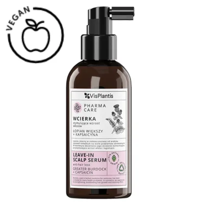 Ser pentru scalp leave-in Pharma Care impotriva caderii parului cu Brusture si Ardei Iute, Green Pharmacy | 150 ml