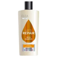 Sampon reparator cu keratina pentru par uscat si deteriorat, Elea Let's Repair | 440 ml
