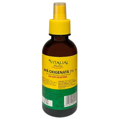Apa oxigenata 3% cu pulverizator, Viva Pharma | 200 g