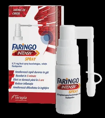 Faringo Intensiv spray 8,75 mg/doza, Terapia SA | 15  ml