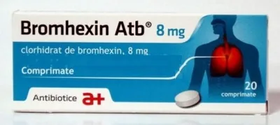 Bromhexin 8 mg, Antibiotice SA | 20 comprimate