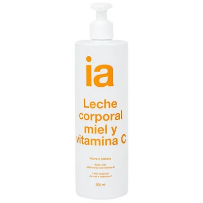 Lapte de corp cu miere si Vitamina C, Interapothek | 500 ml