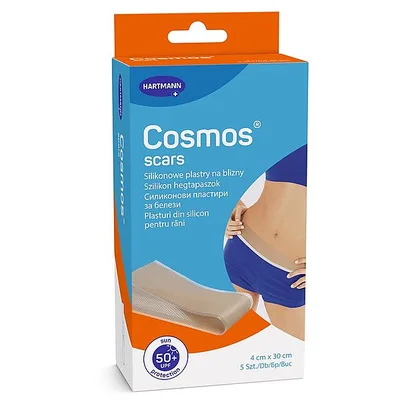 Plasturi pentru ingrijirea cicatricilor Cosmos Scars, 5 cm x 7.2 cm, Hartmann | 5 bucati