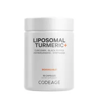 GNC CODEAGE LIPOSOMAL FERMENTED TURMERIC 90CPR 585015