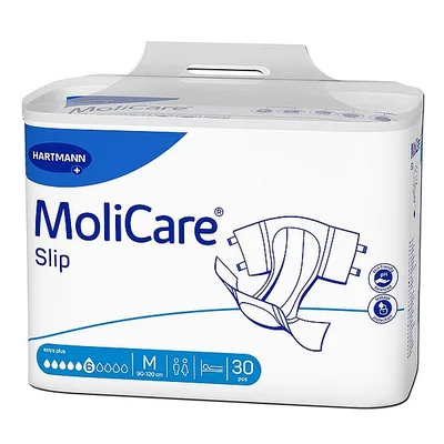 Scutece incontinenta severa adulti MoliCare Slip Extra Plus, marime M, Hartmann | 30 bucati