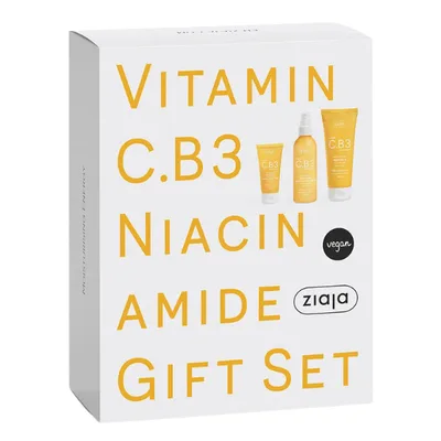 Set Vitamina C, B3, Niacinamide: crema de zi 50 ml + lotiune tonica 190 ml + balsam corp 200 ml