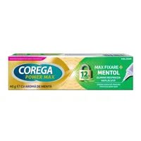 Crema adeziva pentru proteza dentara Corega Max Fixare + Mentol, 40g